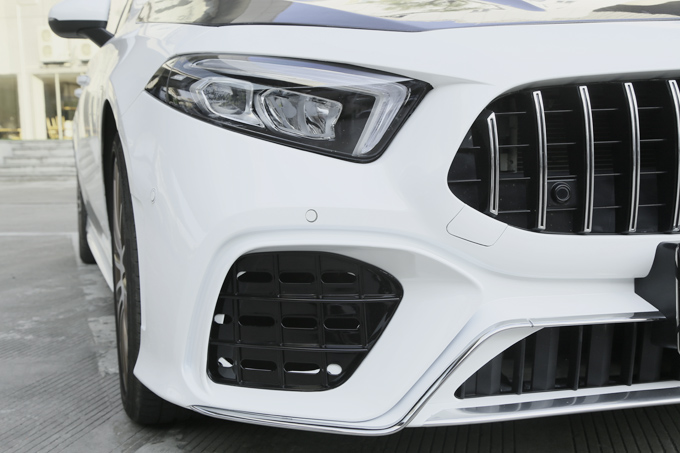 奔驰A级AMG GT强力改装效果_奔驰A级包围视觉改装